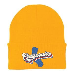 State Of California Retro Logo Knit Cap Winter Beanie