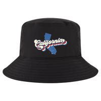 State Of California Retro Logo Cool Comfort Performance Bucket Hat