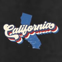State Of California Retro Logo Cool Comfort Performance Bucket Hat