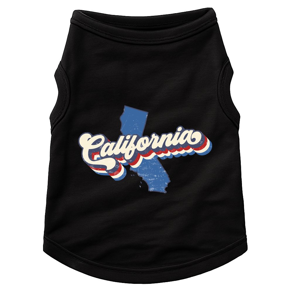 State Of California Retro Logo Doggie Tank