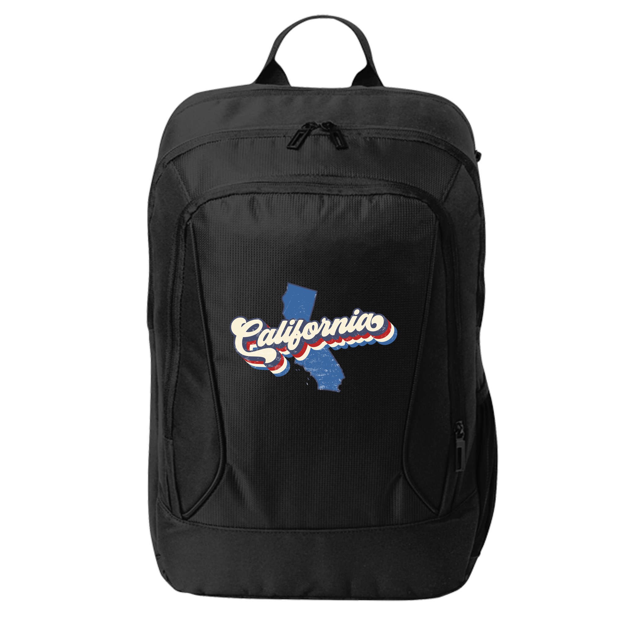 State Of California Retro Logo City Backpack