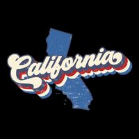 State Of California Retro Logo Bucket Hat