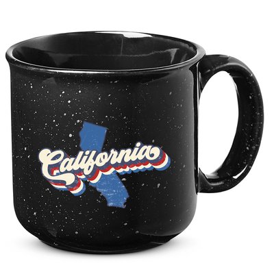State Of California Retro Logo 15oz Campfire Ceramic Mug