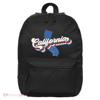 State Of California Retro Logo 16 in Basic Backpack