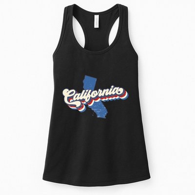 State Of California Retro Logo Womens Tank Top