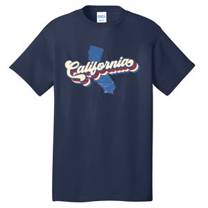 State Of California Retro Logo Tall T-Shirt