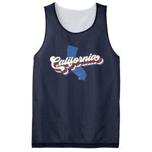 State Of California Retro Logo Mesh Reversible Basketball Jersey Tank