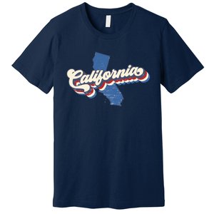 State Of California Retro Logo Premium T-Shirt