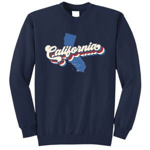 State Of California Retro Logo Tall Sweatshirt