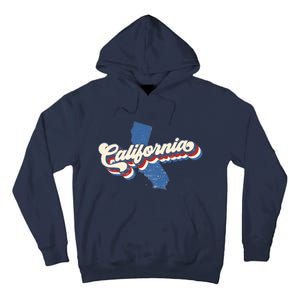 State Of California Retro Logo Tall Hoodie