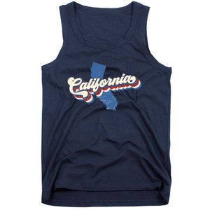 State Of California Retro Logo Tank Top