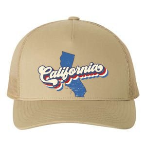 State Of California Retro Logo Yupoong Adult 5-Panel Trucker Hat