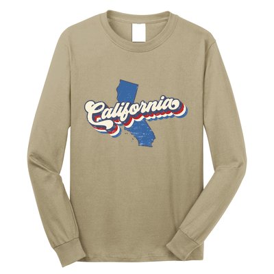 State Of California Retro Logo Long Sleeve Shirt