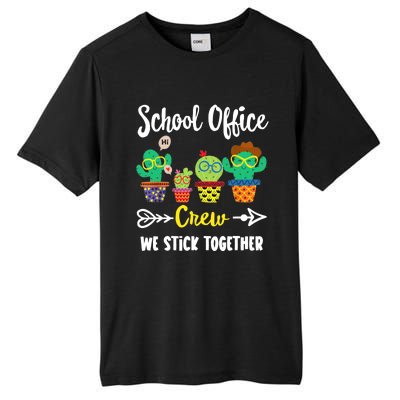 School Office Crew, Funny Cactus Team School Office Squad Tall Fusion ChromaSoft Performance T-Shirt