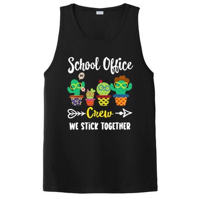 School Office Crew, Funny Cactus Team School Office Squad PosiCharge Competitor Tank