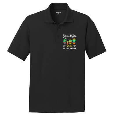 School Office Crew, Funny Cactus Team School Office Squad PosiCharge RacerMesh Polo