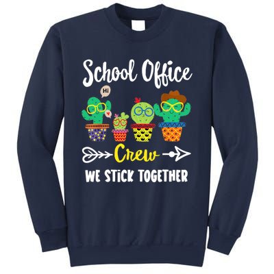 School Office Crew, Funny Cactus Team School Office Squad Sweatshirt