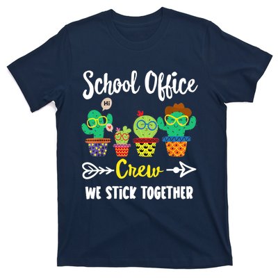 School Office Crew, Funny Cactus Team School Office Squad T-Shirt