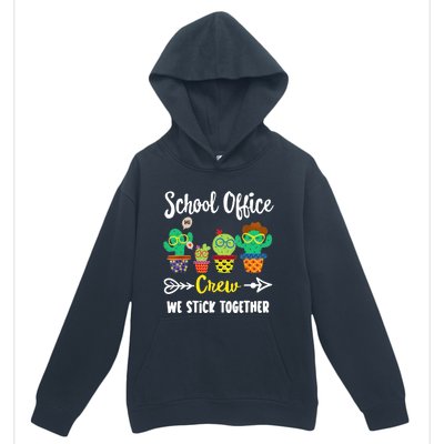 School Office Crew, Funny Cactus Team School Office Squad Urban Pullover Hoodie