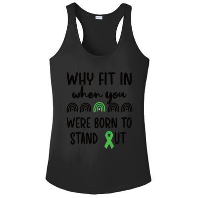 Stand Out Cerebral Palsy Warrior Cerebral Palsy Fighter Gift Ladies PosiCharge Competitor Racerback Tank