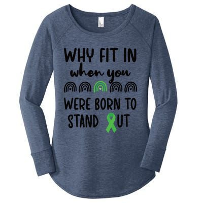 Stand Out Cerebral Palsy Warrior Cerebral Palsy Fighter Gift Women's Perfect Tri Tunic Long Sleeve Shirt