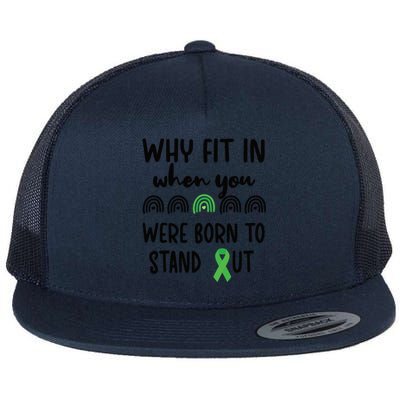 Stand Out Cerebral Palsy Warrior Cerebral Palsy Fighter Gift Flat Bill Trucker Hat