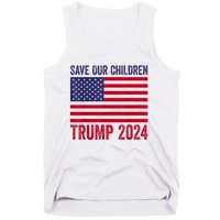 Save Our Children Stop Human Trafficking Trump 2024 Tank Top