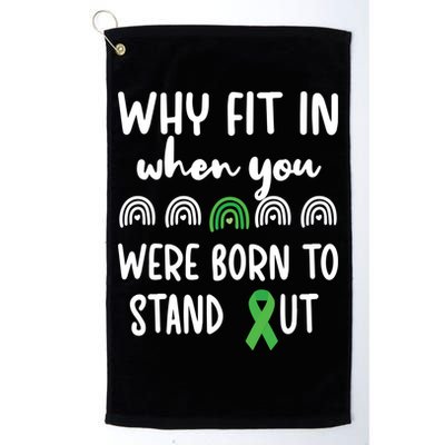 Stand Out Cerebral Palsy Warrior Cp Fighter Awareness Gift Platinum Collection Golf Towel