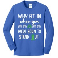 Stand Out Cerebral Palsy Warrior Cp Fighter Awareness Gift Kids Long Sleeve Shirt