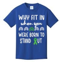 Stand Out Cerebral Palsy Warrior Cp Fighter Awareness Gift Kids T-Shirt