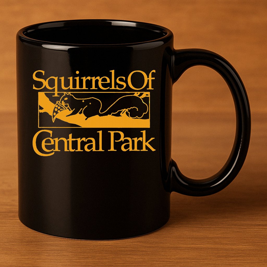 Squirrels Of Central Park 11oz C Handle Ceramic Mug