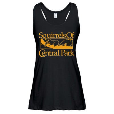 Squirrels Of Central Park Ladies Essential Flowy Tank