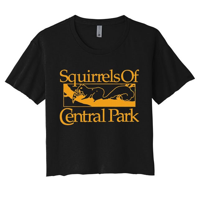 Squirrels Of Central Park Crop Top