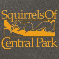 Squirrels Of Central Park Cotton Canvas Backpack