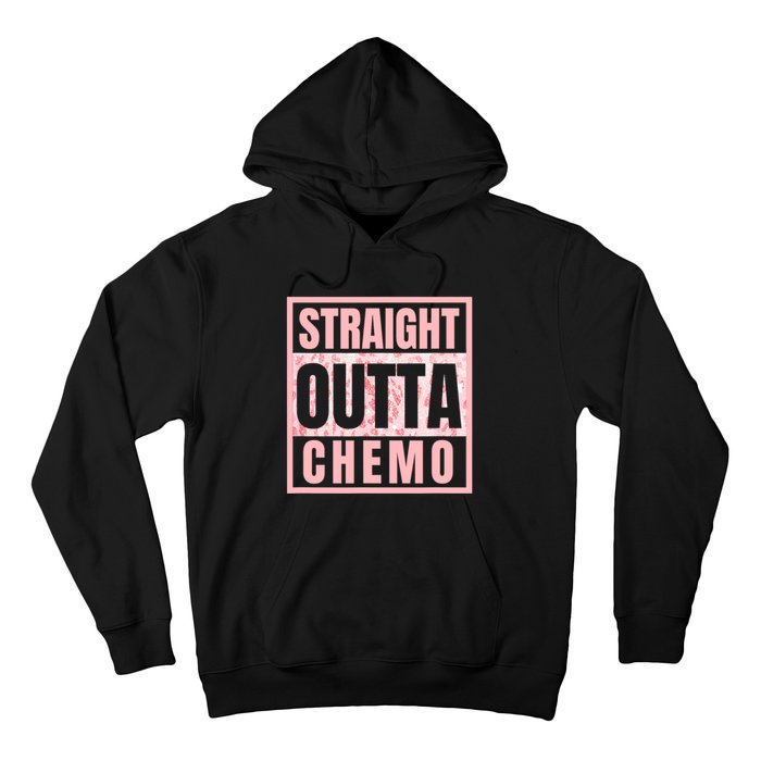 Straight Outta Chemo Therapy Cancer Awareness Hoodie