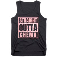 Straight Outta Chemo Therapy Cancer Awareness Tank Top