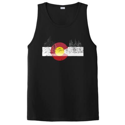 State Of Colorado Flag PosiCharge Competitor Tank