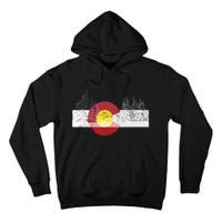 State Of Colorado Flag Tall Hoodie