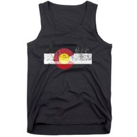 State Of Colorado Flag Tank Top