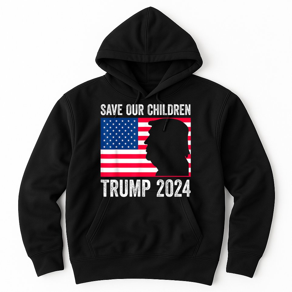 Save Our Children Stop Human Trafficking Trump 2024 Hoodie