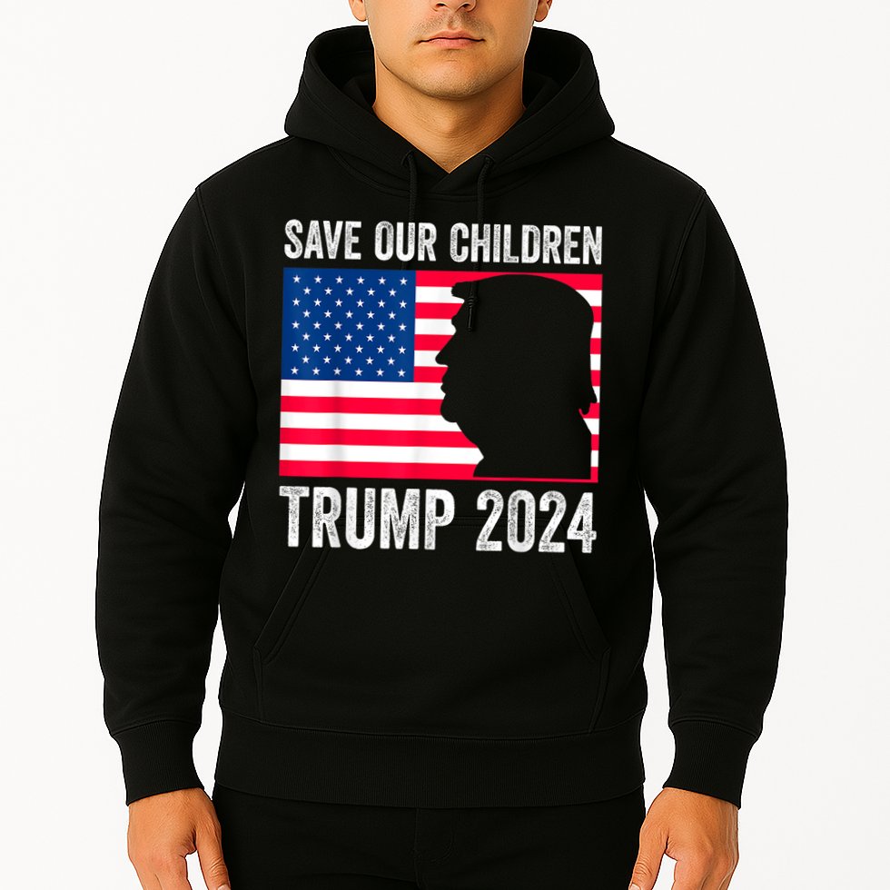 Save Our Children Stop Human Trafficking Trump 2024 Hoodie