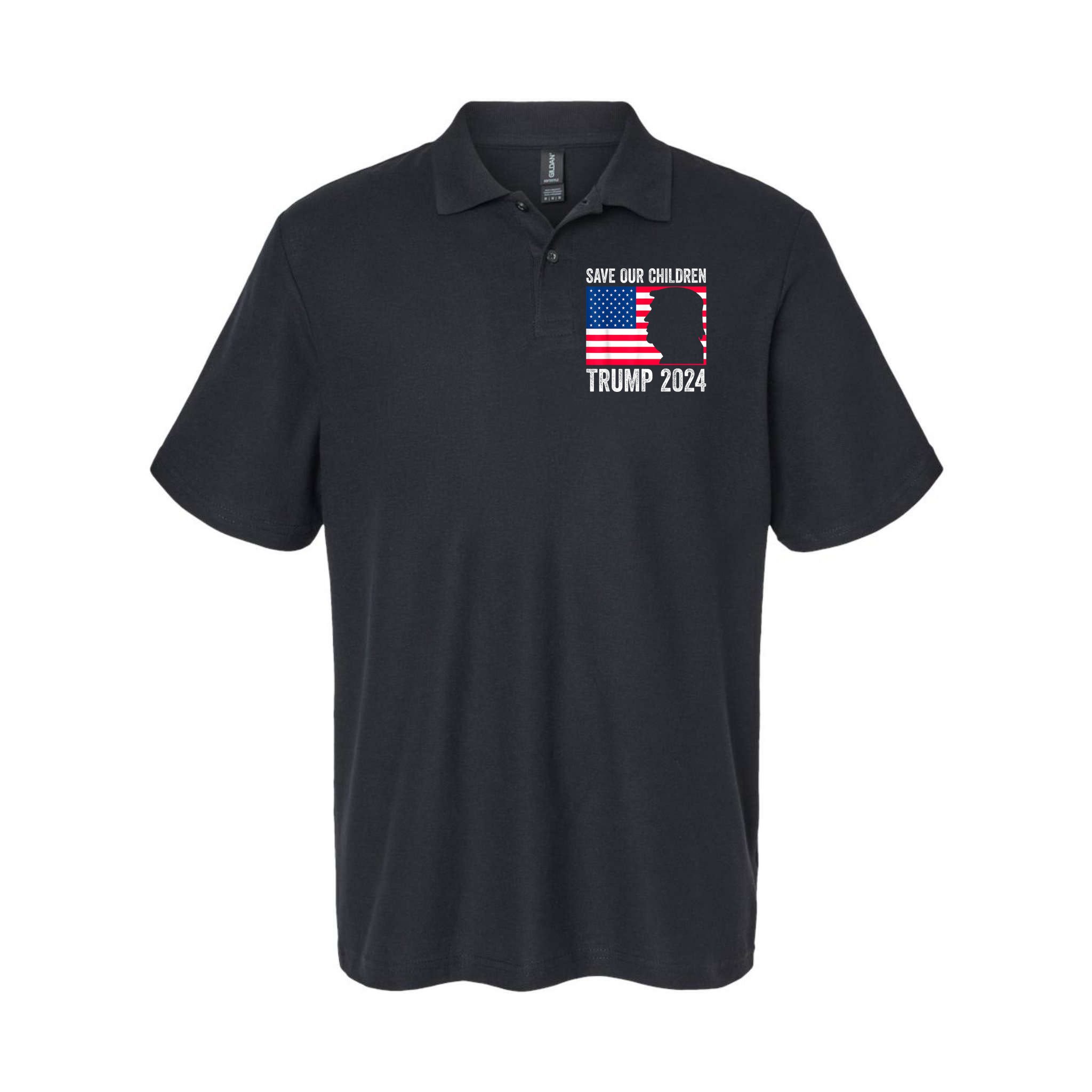 Save Our Children Stop Human Trafficking Trump 2024 Polo