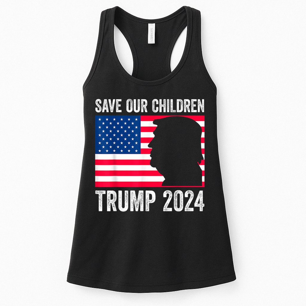 Save Our Children Stop Human Trafficking Trump 2024 Womens Tank Top