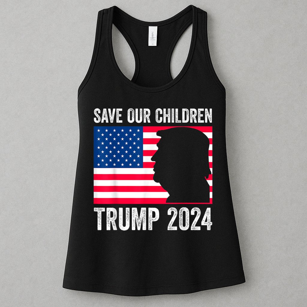 Save Our Children Stop Human Trafficking Trump 2024 Womens Tank Top