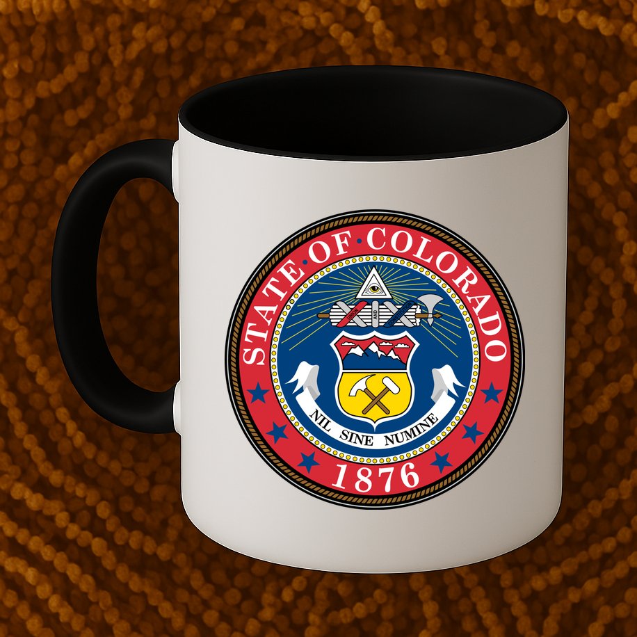 State Of Colorado Seal 1876 Mug