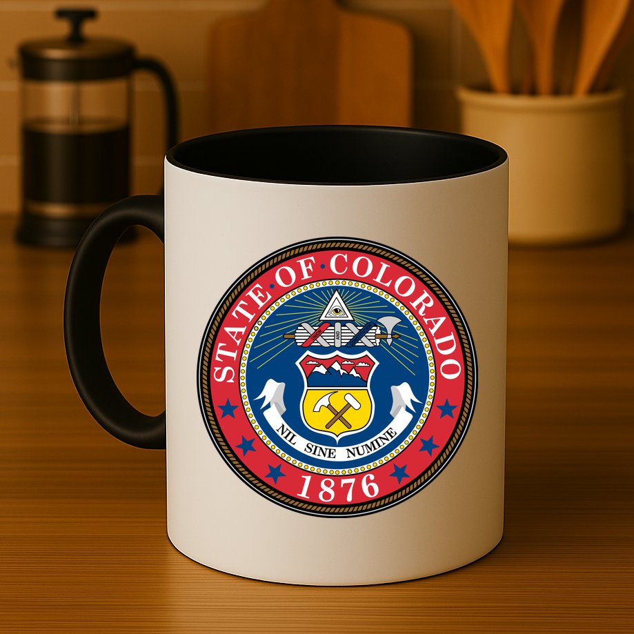 State Of Colorado Seal 1876 Mug