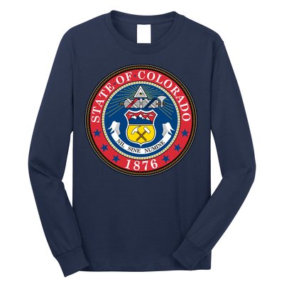 State Of Colorado Seal 1876 Long Sleeve Shirt