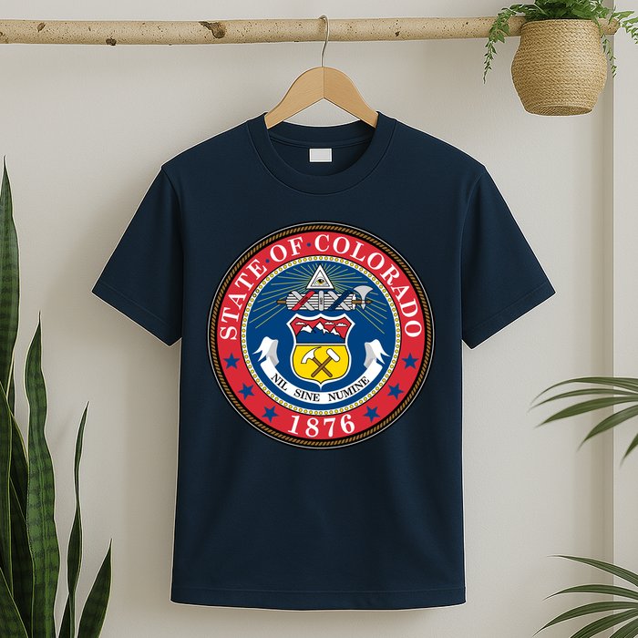 State Of Colorado Seal 1876 T-Shirt