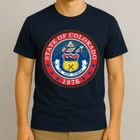 State Of Colorado Seal 1876 T-Shirt