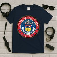 State Of Colorado Seal 1876 T-Shirt